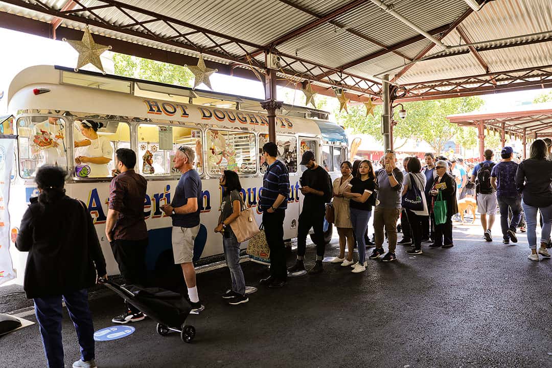 American Doughnut Kitchen Truck at QVM Melbourne