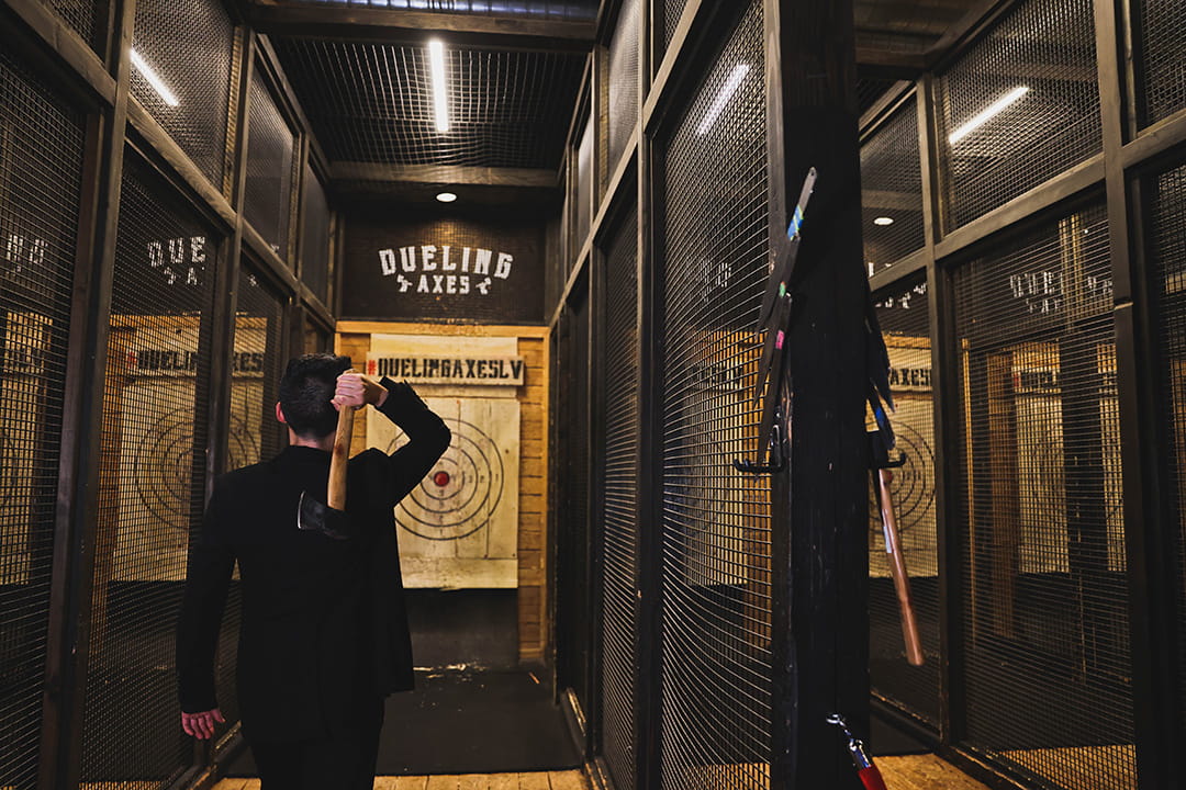 dueling axes area15 axe throwing