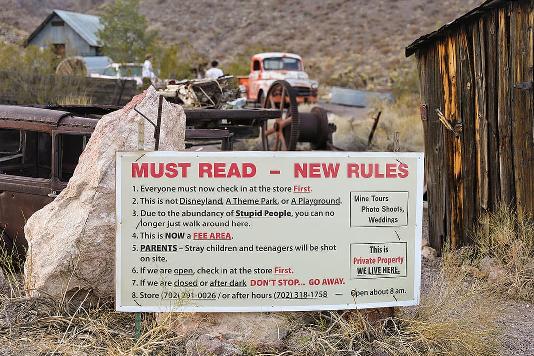 rules of nelson ghost town nv