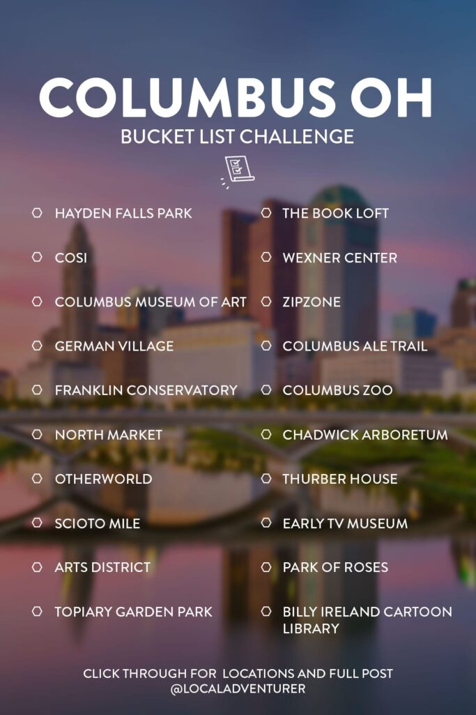 Things to Do in Columbus Ohio Bucket List