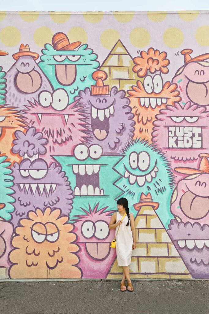 Gather House Monster Mural Kevin Lyons part of Fergusons Downtown