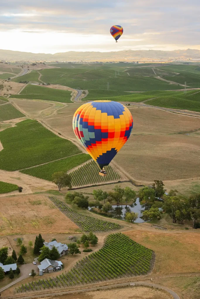 hot air balloon sonoma