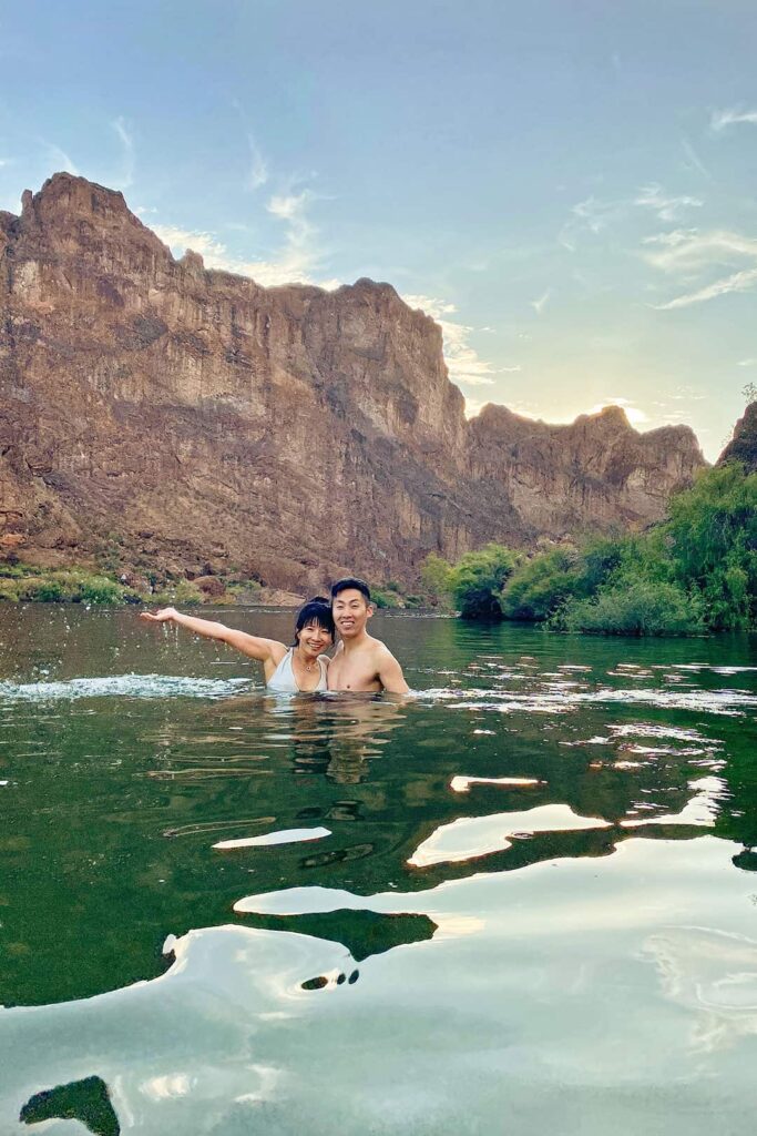swimming in lake mead