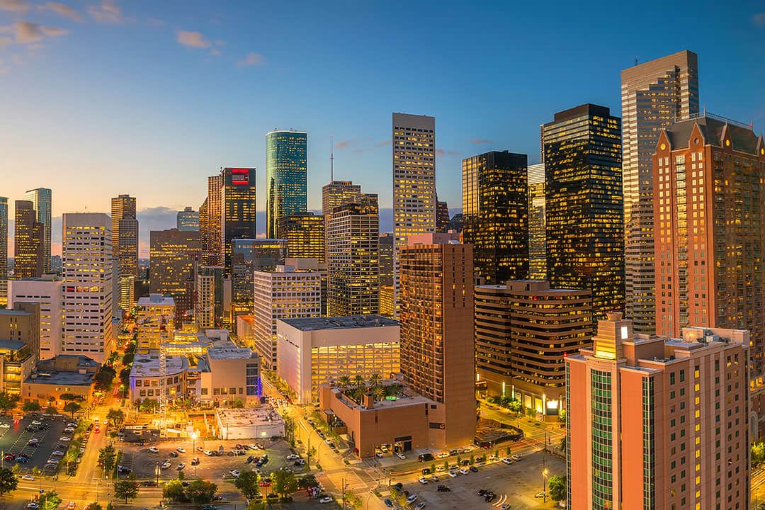 downtown houston skyline + best places to visit in march usa edition