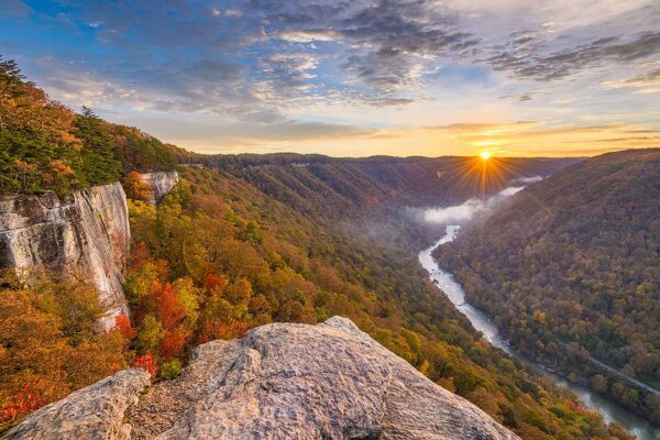 new river gorge national park fall foliage