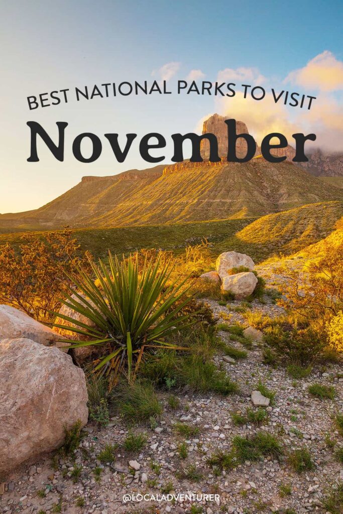 best national parks to visit in november