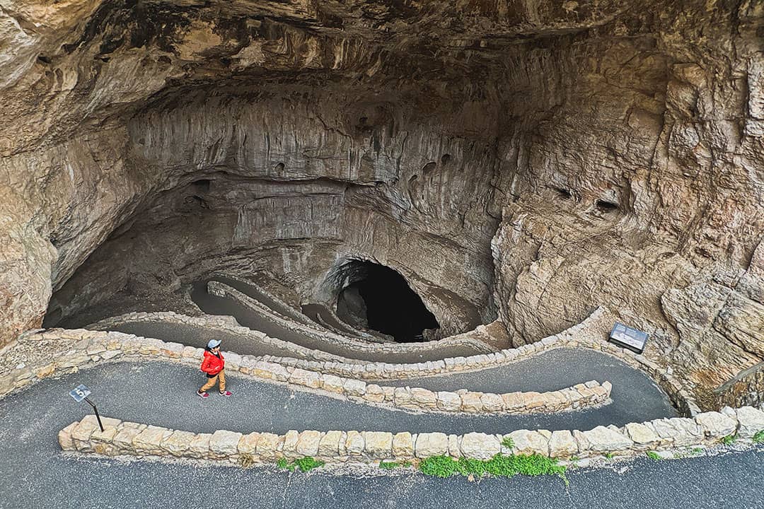 carlsbad cavern natural entrance