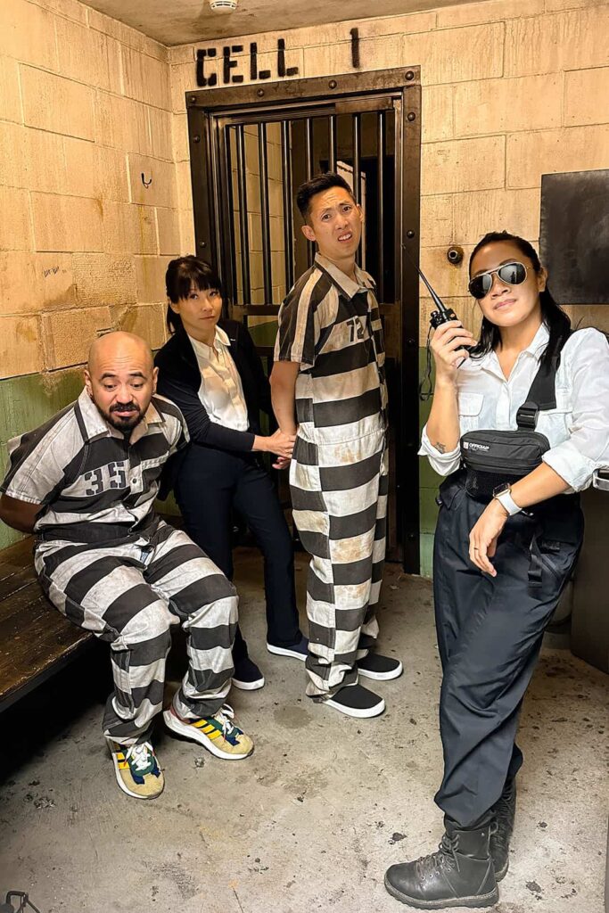 2023 Prison Break Escape Room provided by The Escape Game NYC