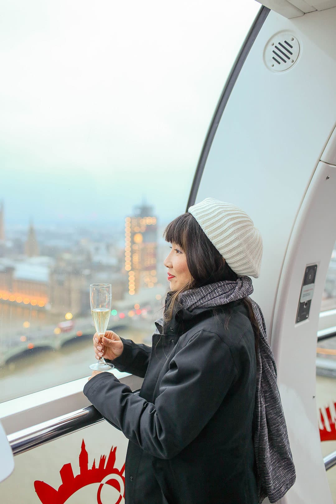 champagne on london eye