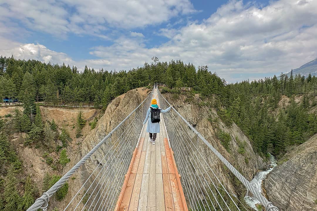 Golden Skybridge Canada s Highest Suspension Bridge