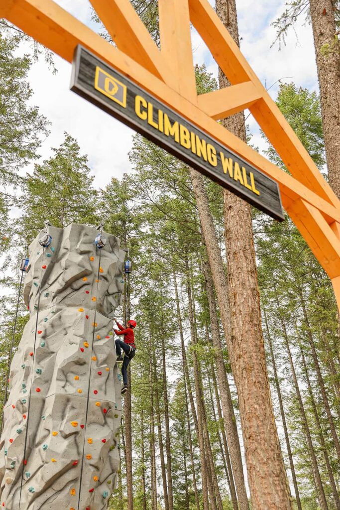 golden skybridge rock climbing