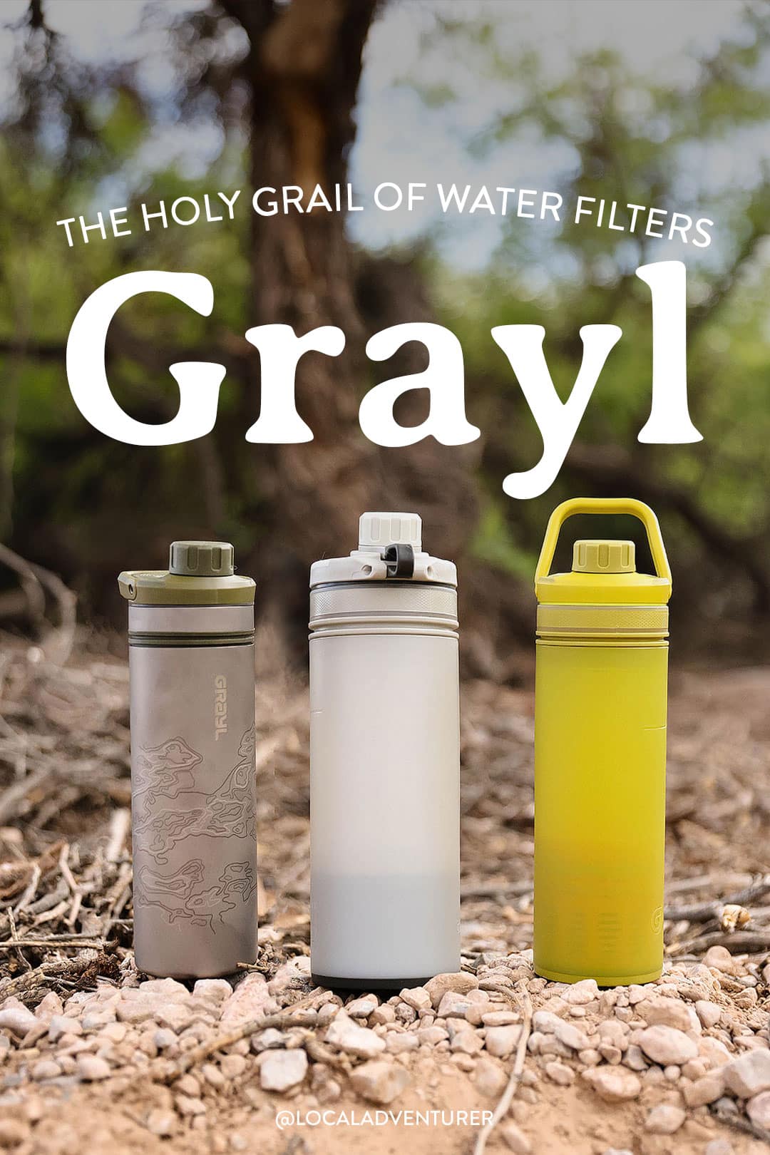 grayl water bottle with filter