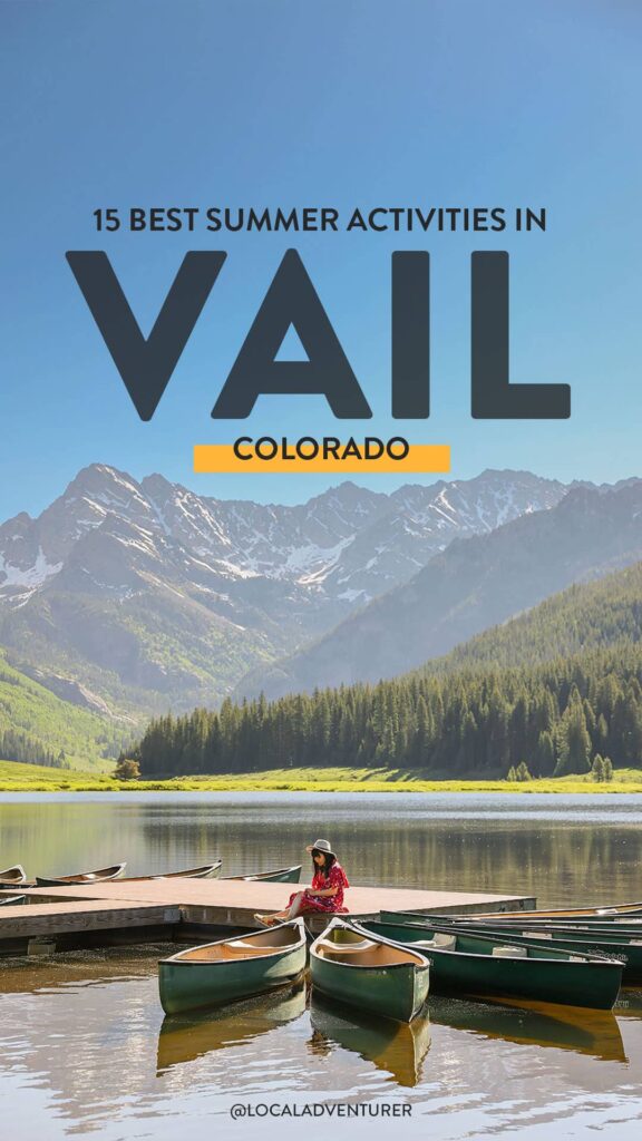 things to do in vail in summer