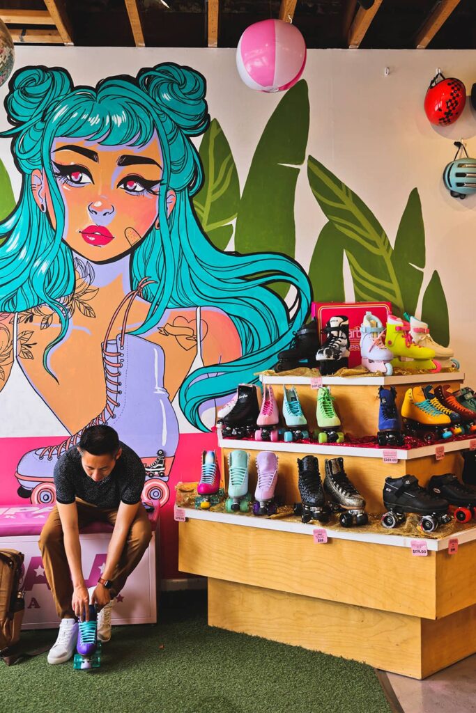 pigeons roller skate shop long beach